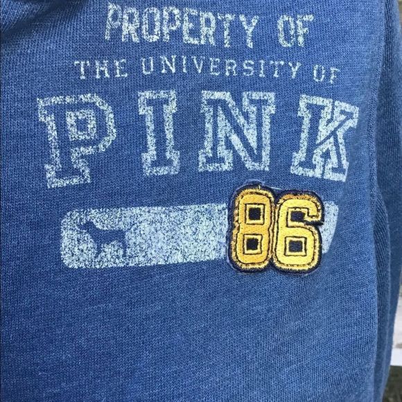 PINK from Victoria Secret Zip Up Hoodie Sweatshirt - Picture 2 of 7